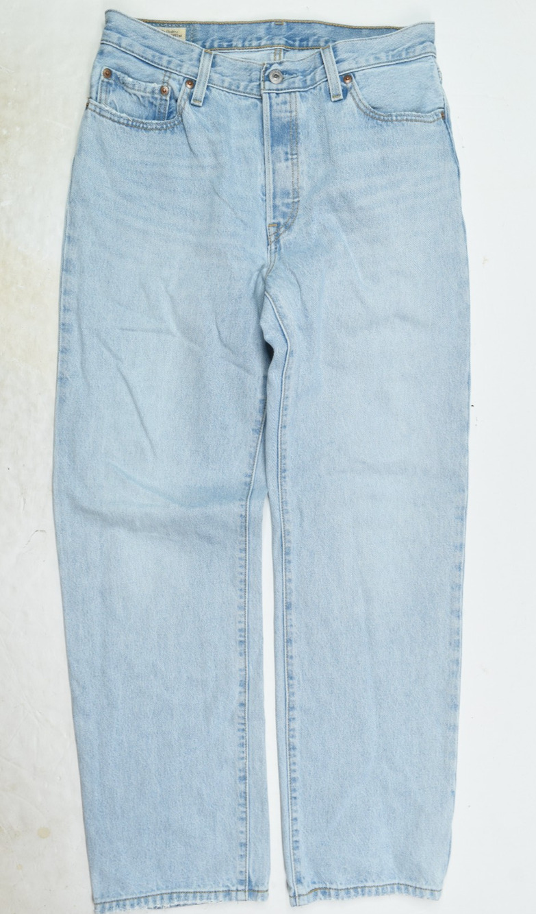 Levis Premium 501 90's Jeans Womens 29 Blue Straight Leg Button-Fly Mid-Rise